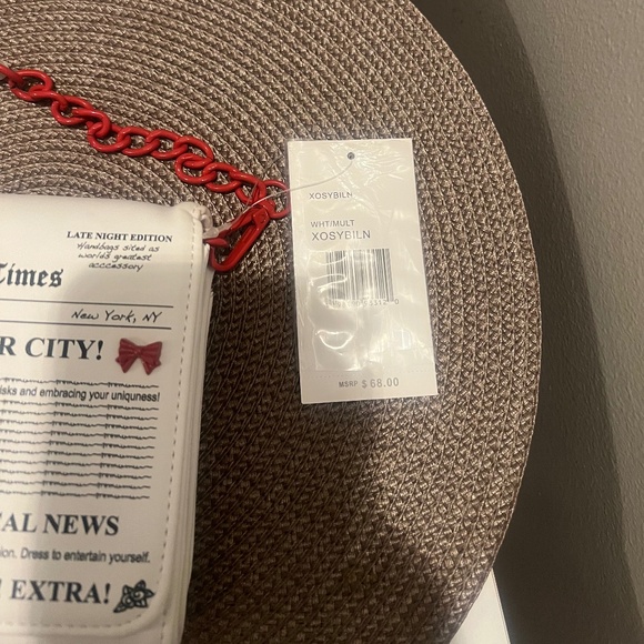 Betsey Johnson Newspaper Detail Crossbody (NWT) - Picture 2 of 6